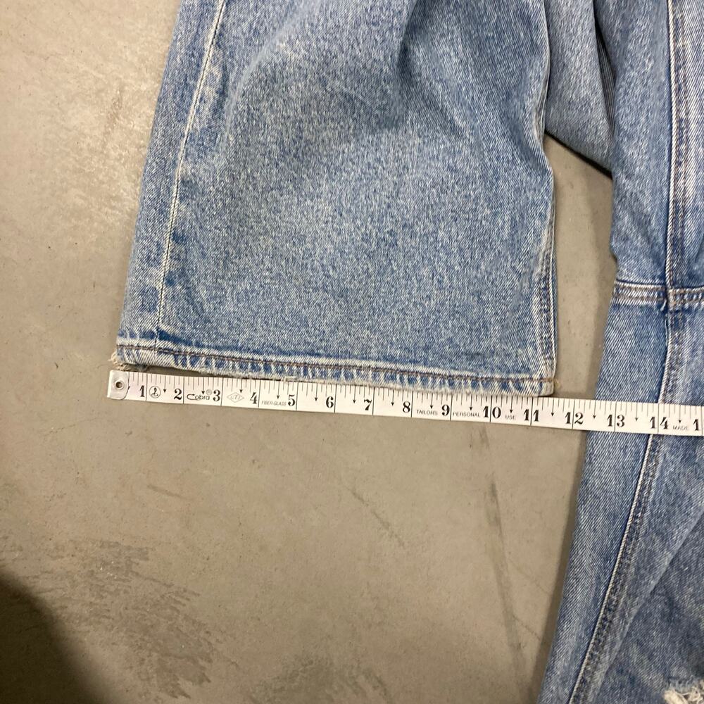 Y2K American eagle ripped baggy jeans 34x32 - Picture 6 of 6